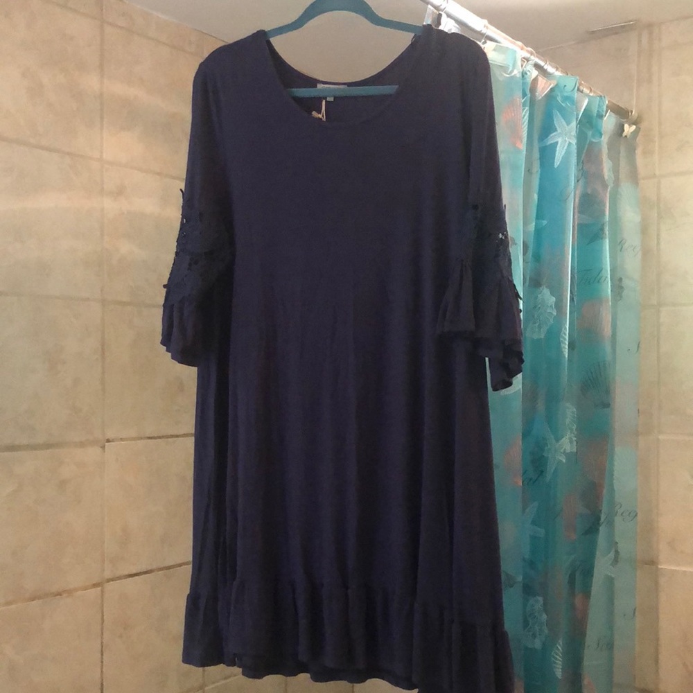 Navy blue dress